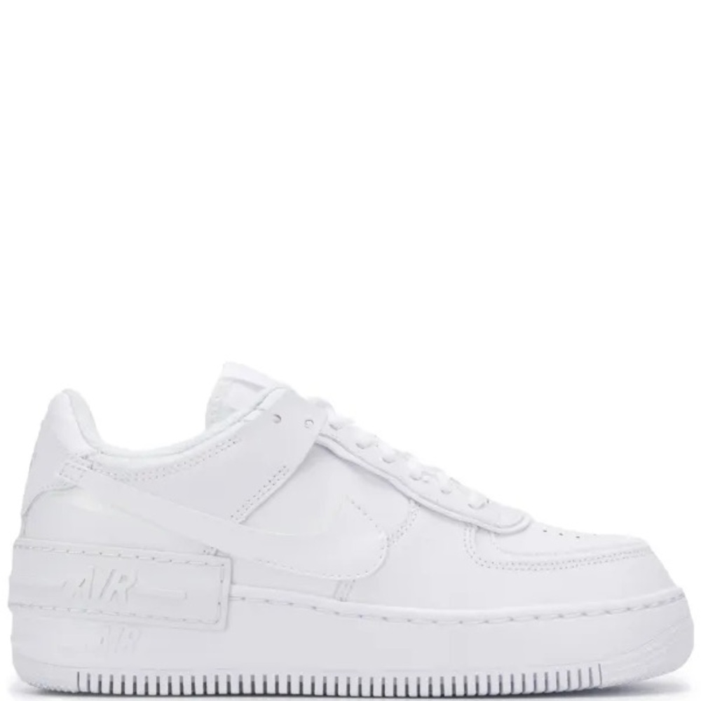 Nike Women's AF1 Triple Shadow - White Sneakers - size 6.5